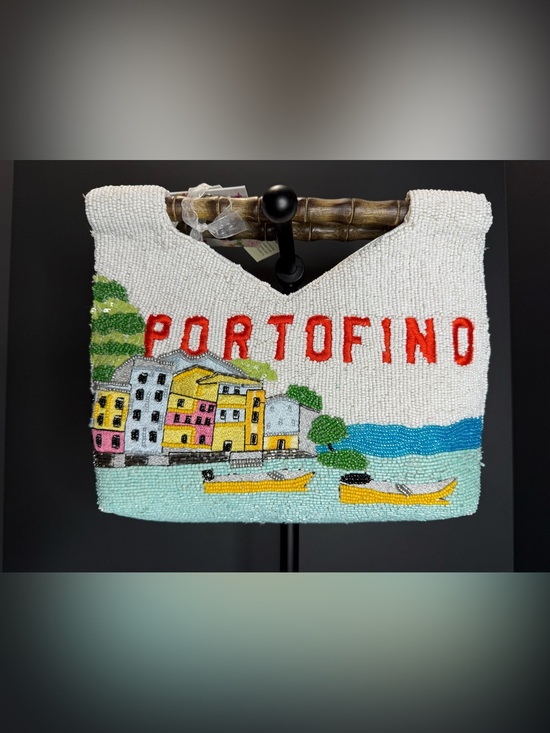 Handbags - New Viral Beaded Purse Bag Made in India Summer Resort Novelty Portofino Italy
